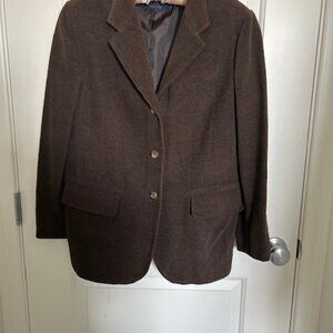 Brown Woman Jacket Size 8